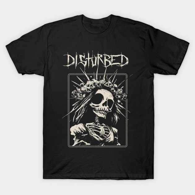 disturbed bride skeleton T-Shirt by hex pixel